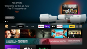 Amazon Fire TV device with Alexa voice control integration and custom streaming app